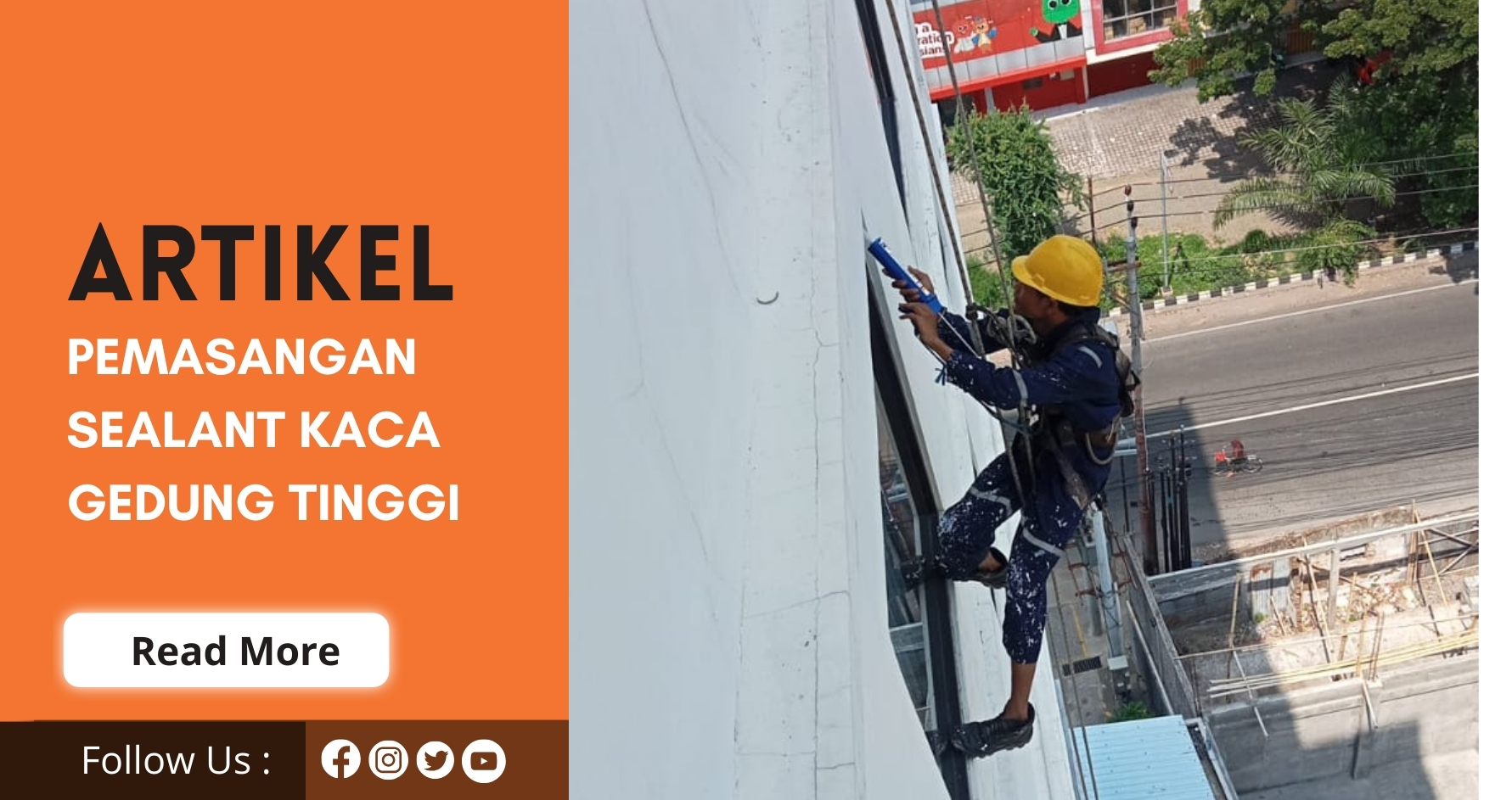 jasa pemasangan sealant gedung tinggi
